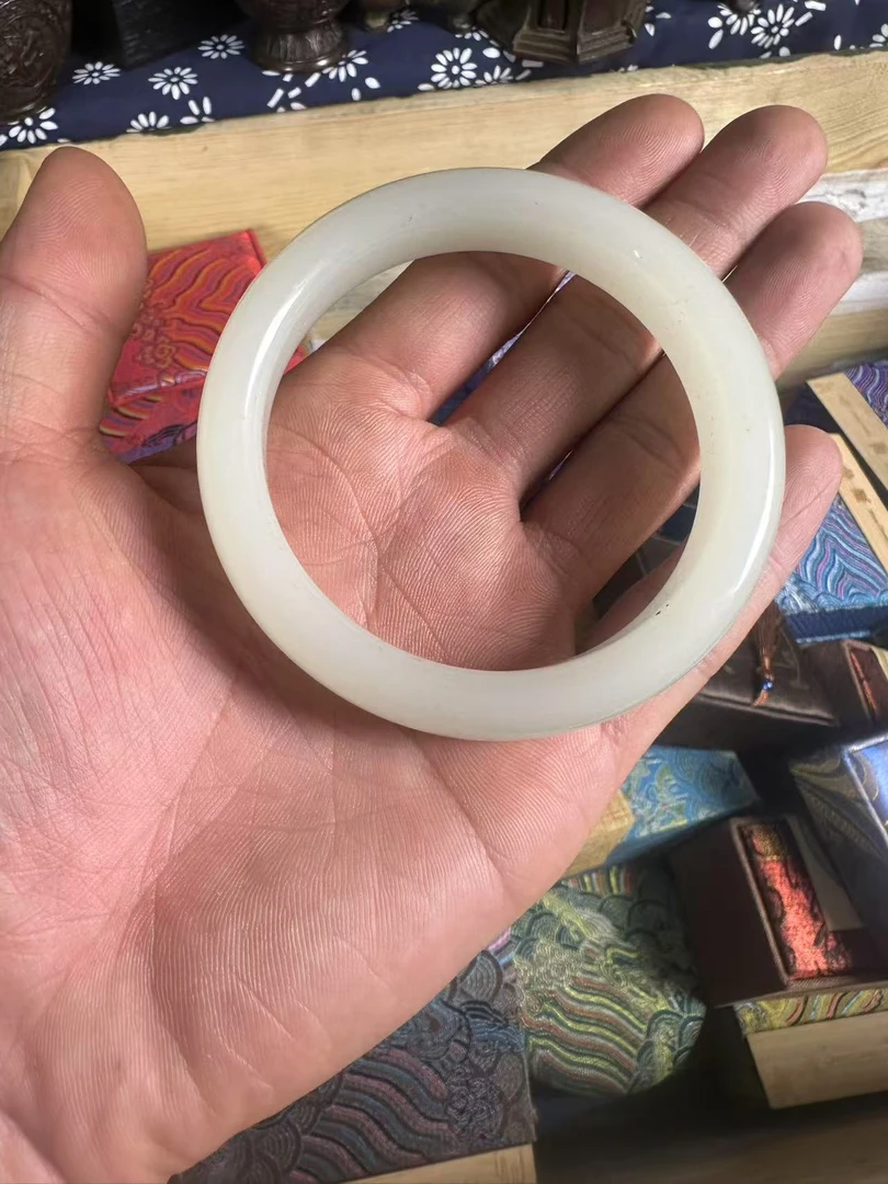 【闪购链接】白玉手镯白