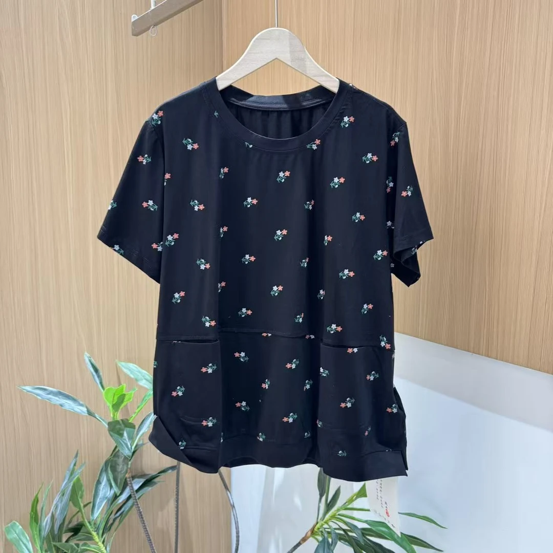 17645新款夏季休闲减龄宽松显瘦百搭T恤