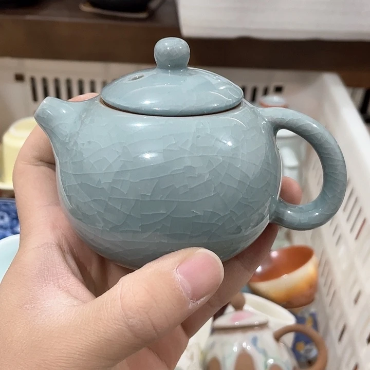 陶瓷茶具全部清清完回家过年