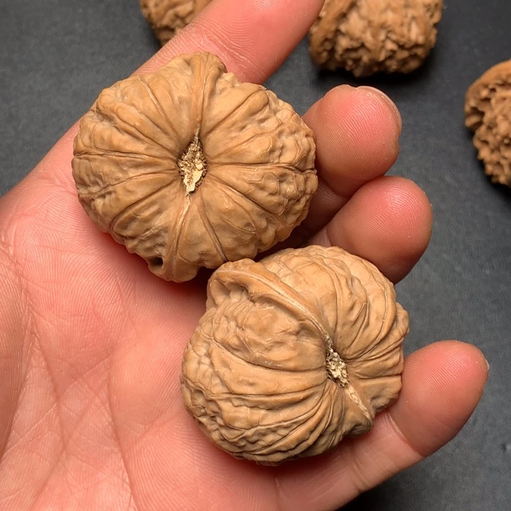 江***馆文玩核桃把件44南瓜1117