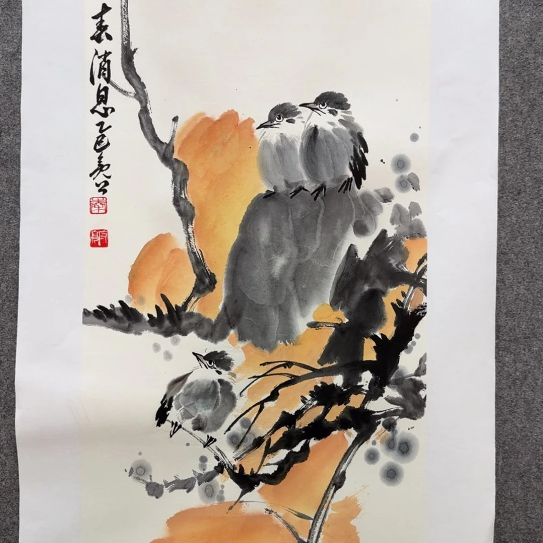 国画亮公老师手绘作品