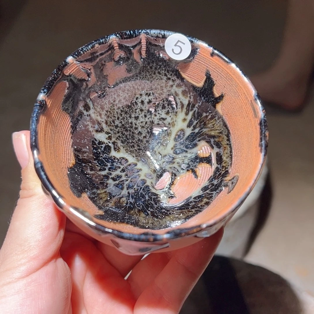 瓷手柄款宋御柴烧精品主人杯