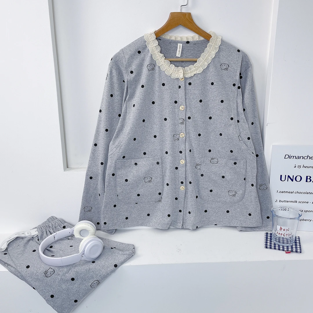 【夏季云感棉~带胸垫】月子服产后3-8月份孕妇哺乳睡衣长袖家居服