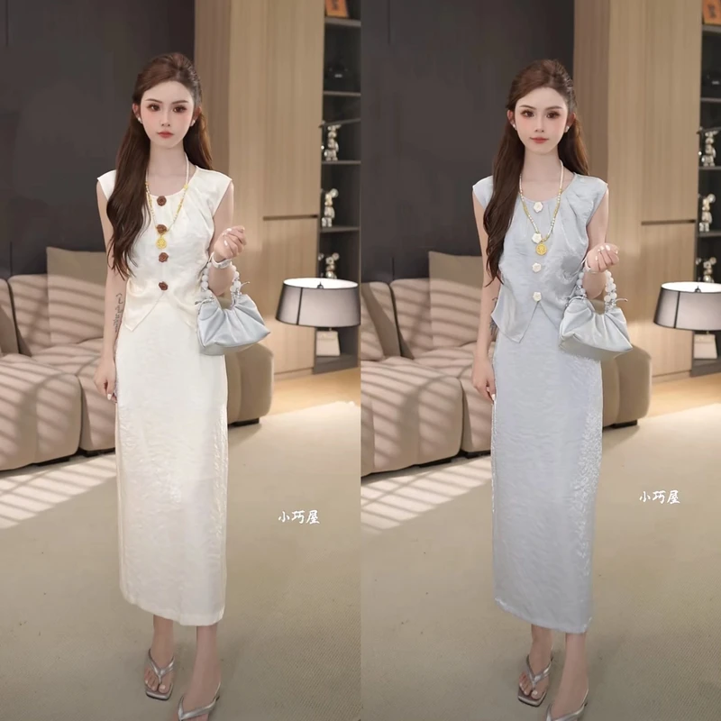 【赠运费险】气质高质感复古极简百搭休闲显瘦两件套