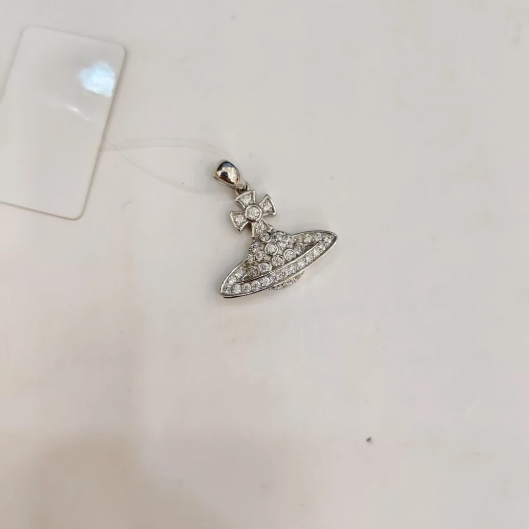 PT950铂金镶嵌星球吊坠