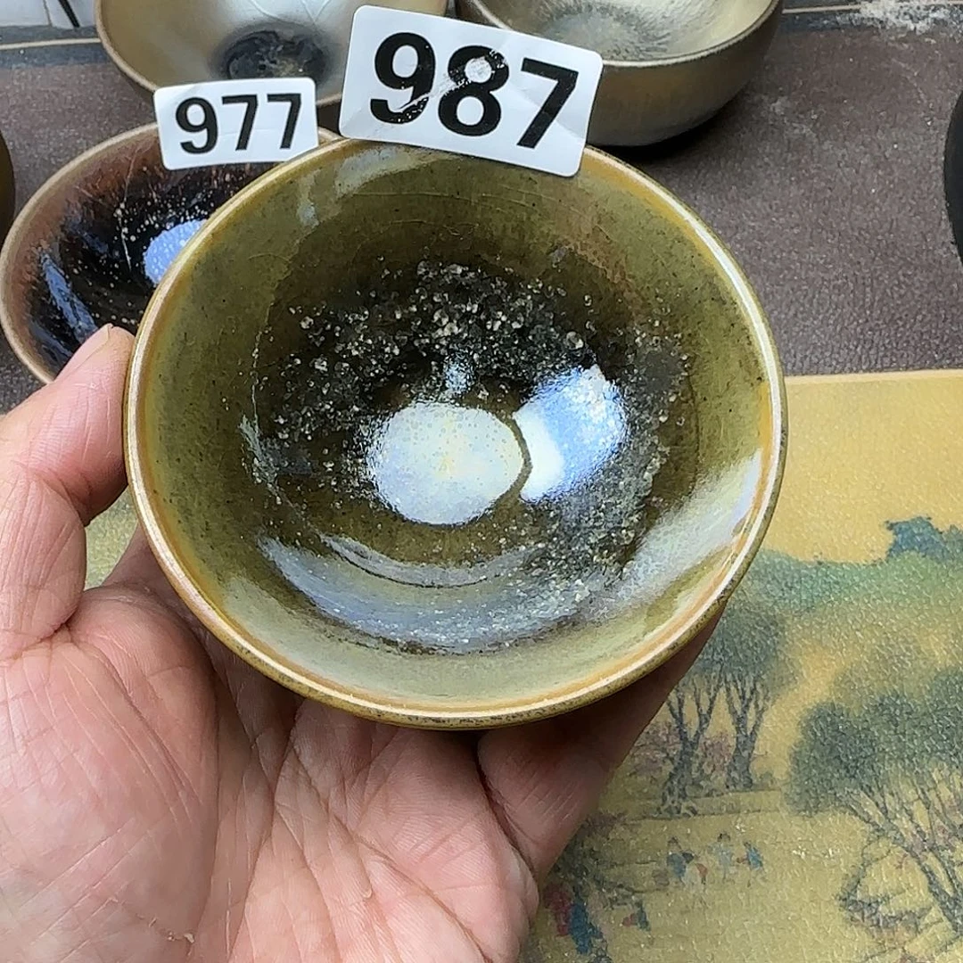 茶盏建盏杯主人杯龙窑柴烧