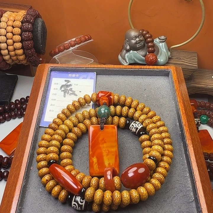 吊坠星月菩提脖挂