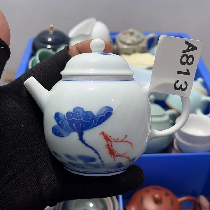 茶具默认微瑕瓷器、茶具、壶、摆件，介意勿拍