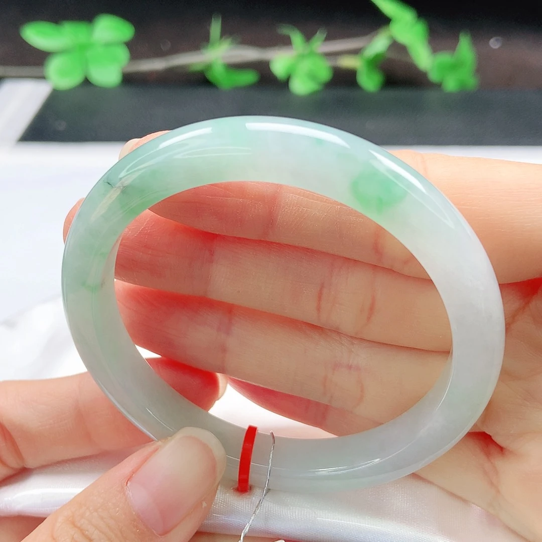 未镶嵌手镯翡翠55圈