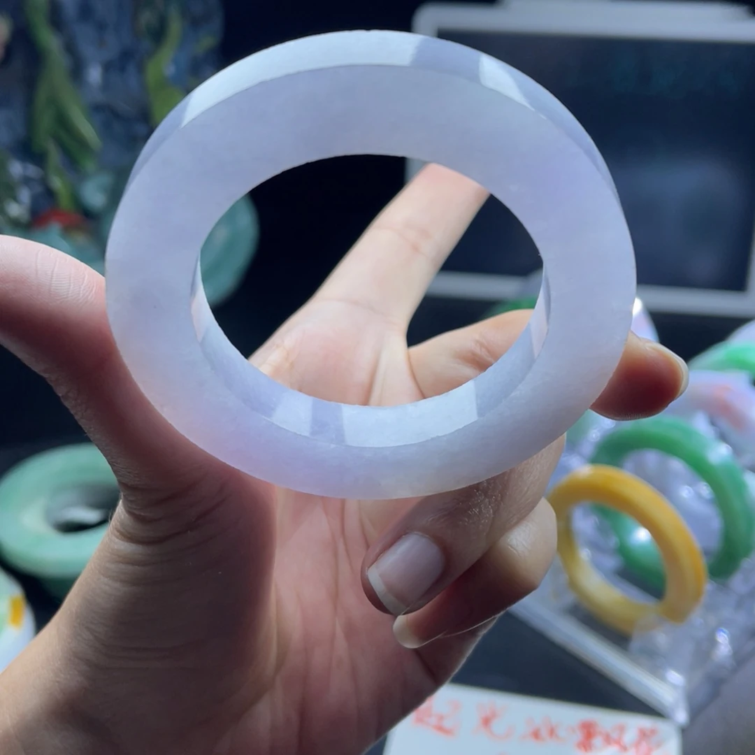 定制翡翠未镶嵌天然翡翠A货手镯
