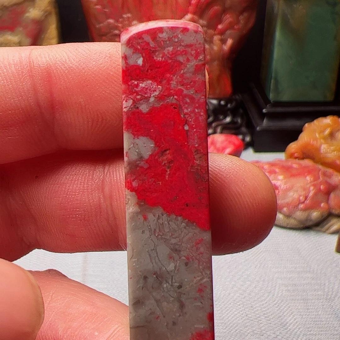 昌化石昌化鸡血石印章