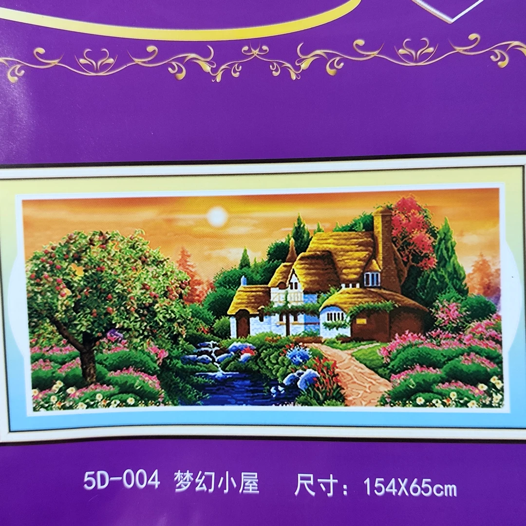 5D十字绣风景款زىپ زىڭنە بىللە چىقىدىغان مەنزىرە