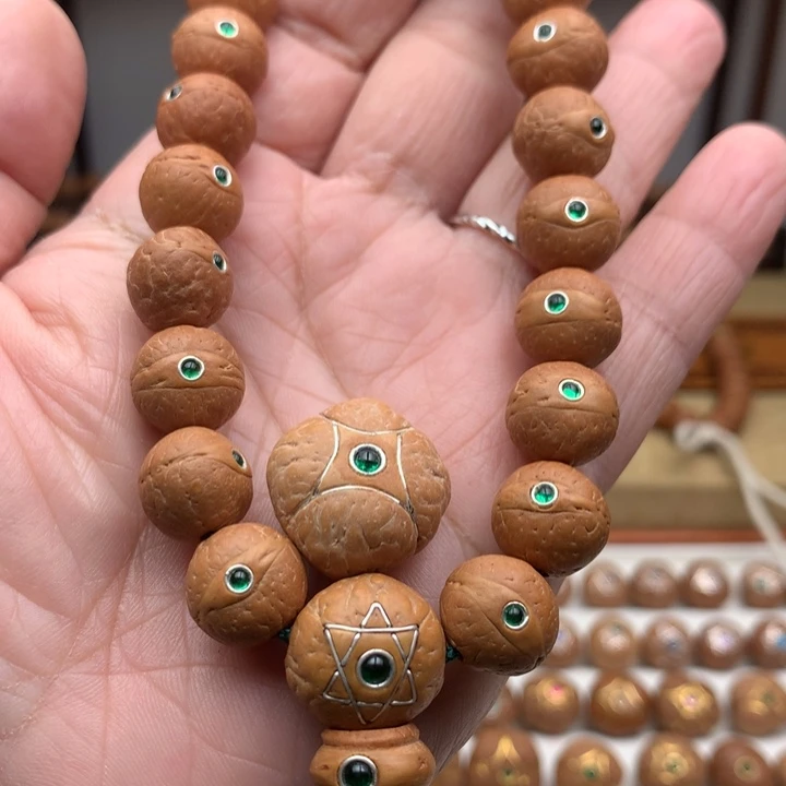 凤眼菩提吊坠八***妖凤眼手串