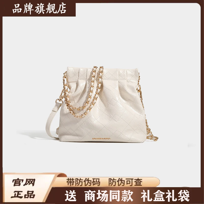 ck小号时尚百搭新款经典单肩斜挎腋下双肩流浪包