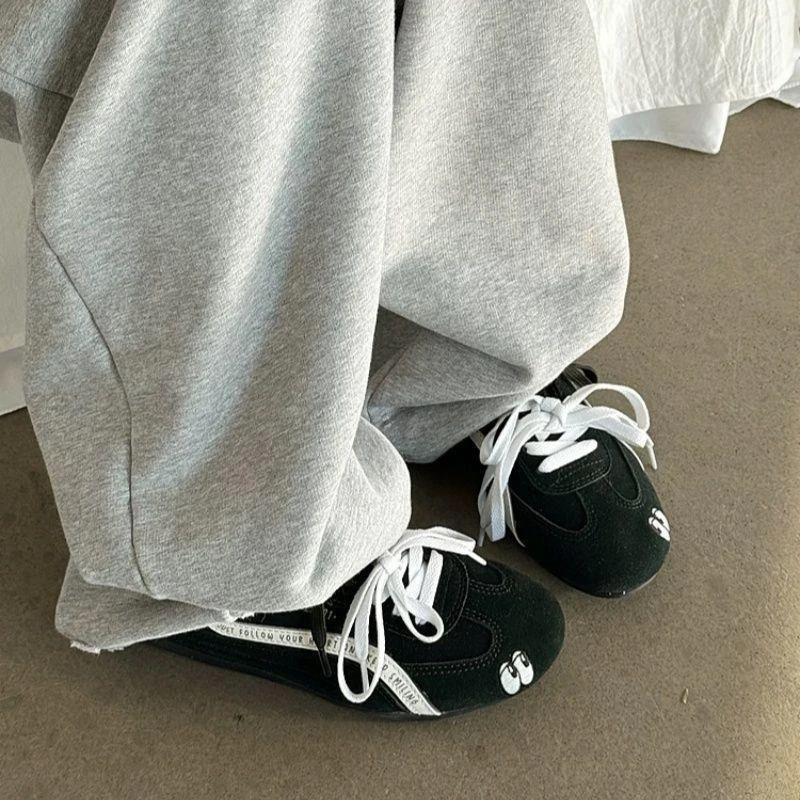 2025新款vibe风德训女鞋运动百搭底休闲鞋软底透气阿甘鞋