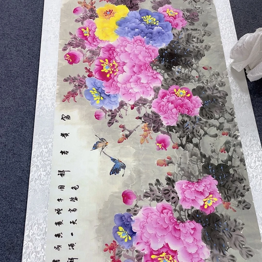 国画作品小姐姐放漏…