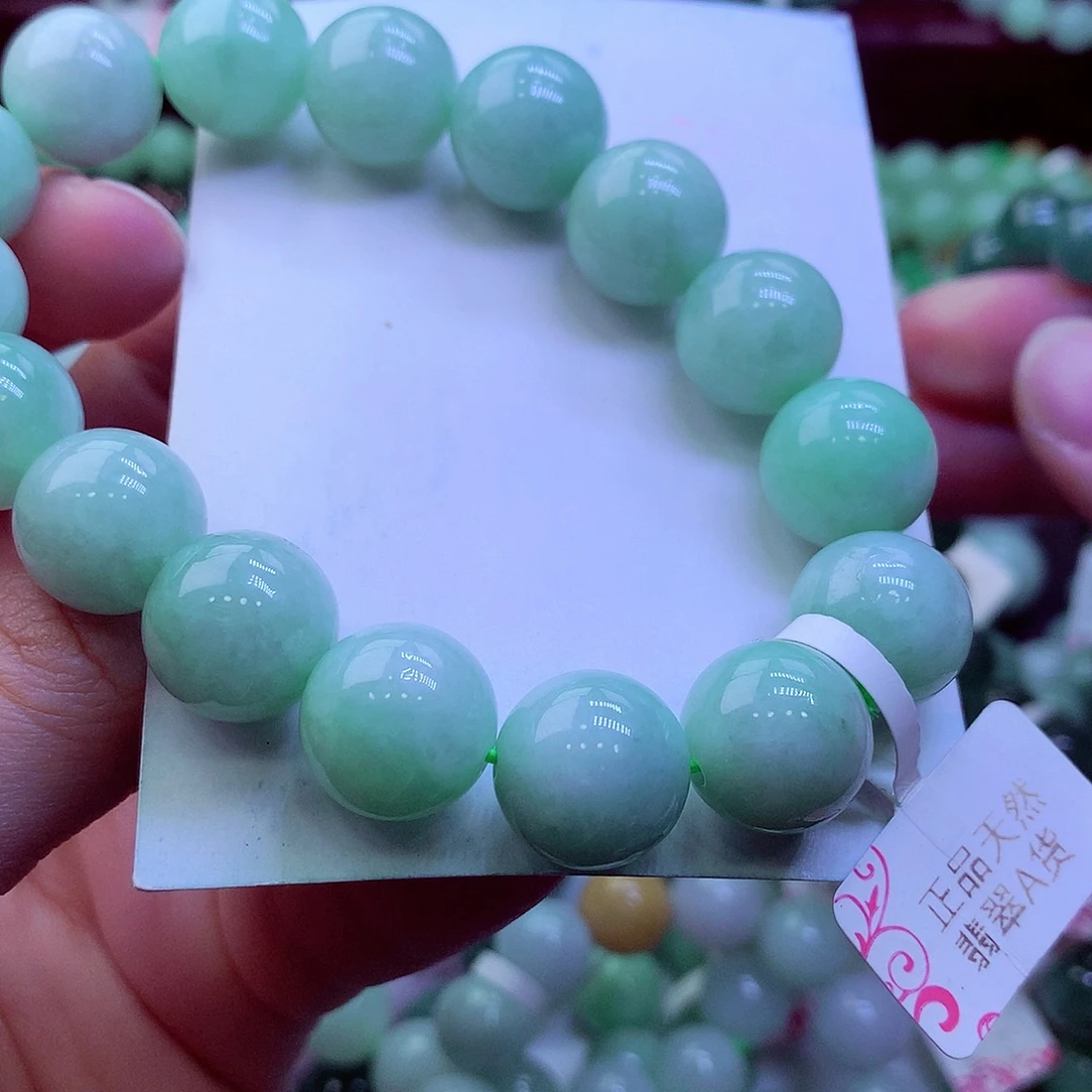 翡翠未镶嵌毛衣链