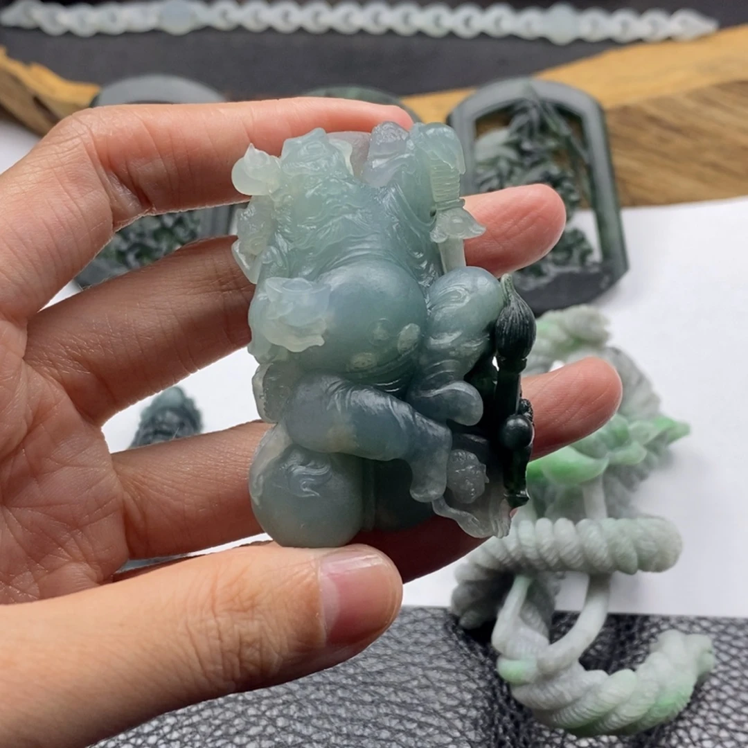 大****定制翡翠未镶嵌钟馗