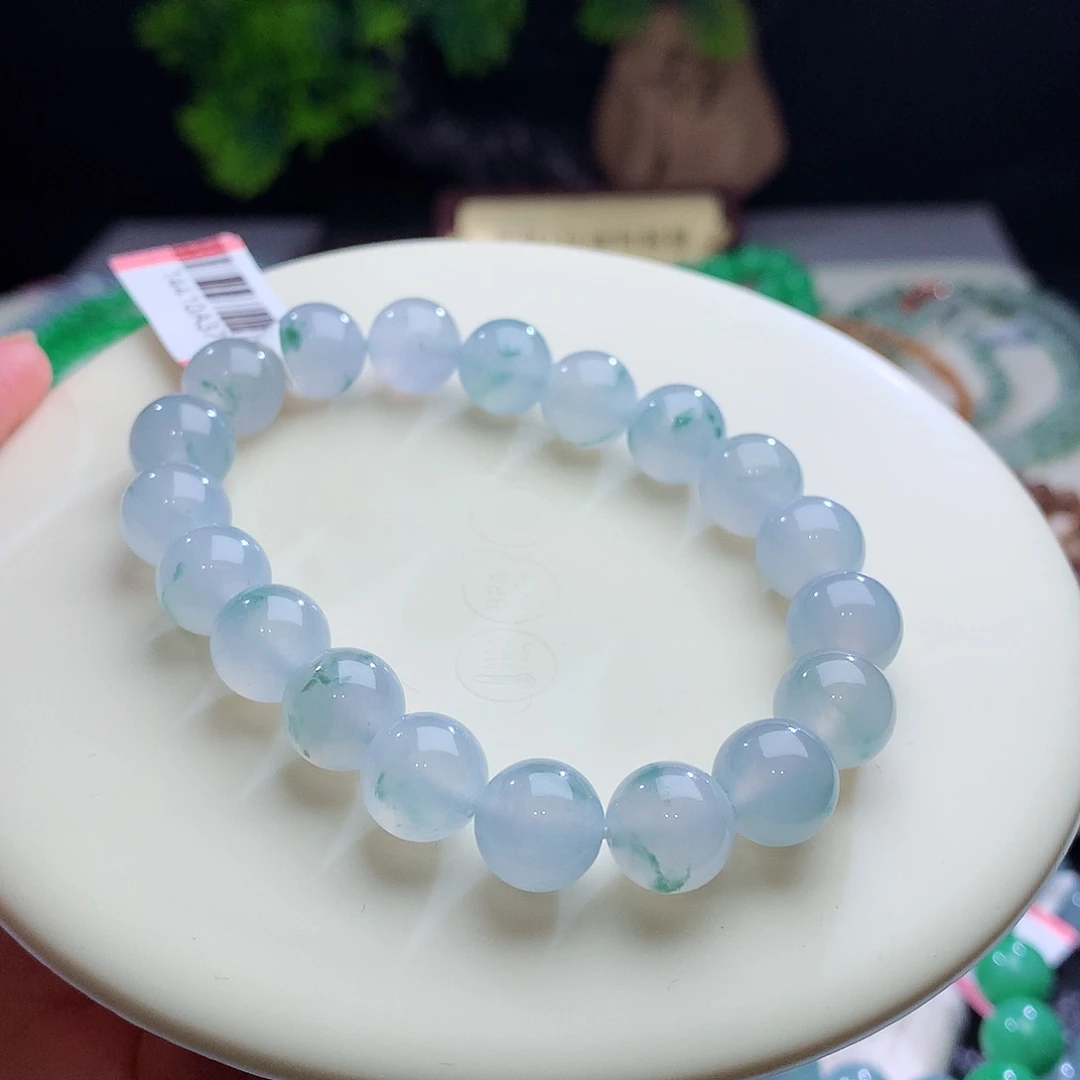 未镶嵌手串翡翠卡10mm