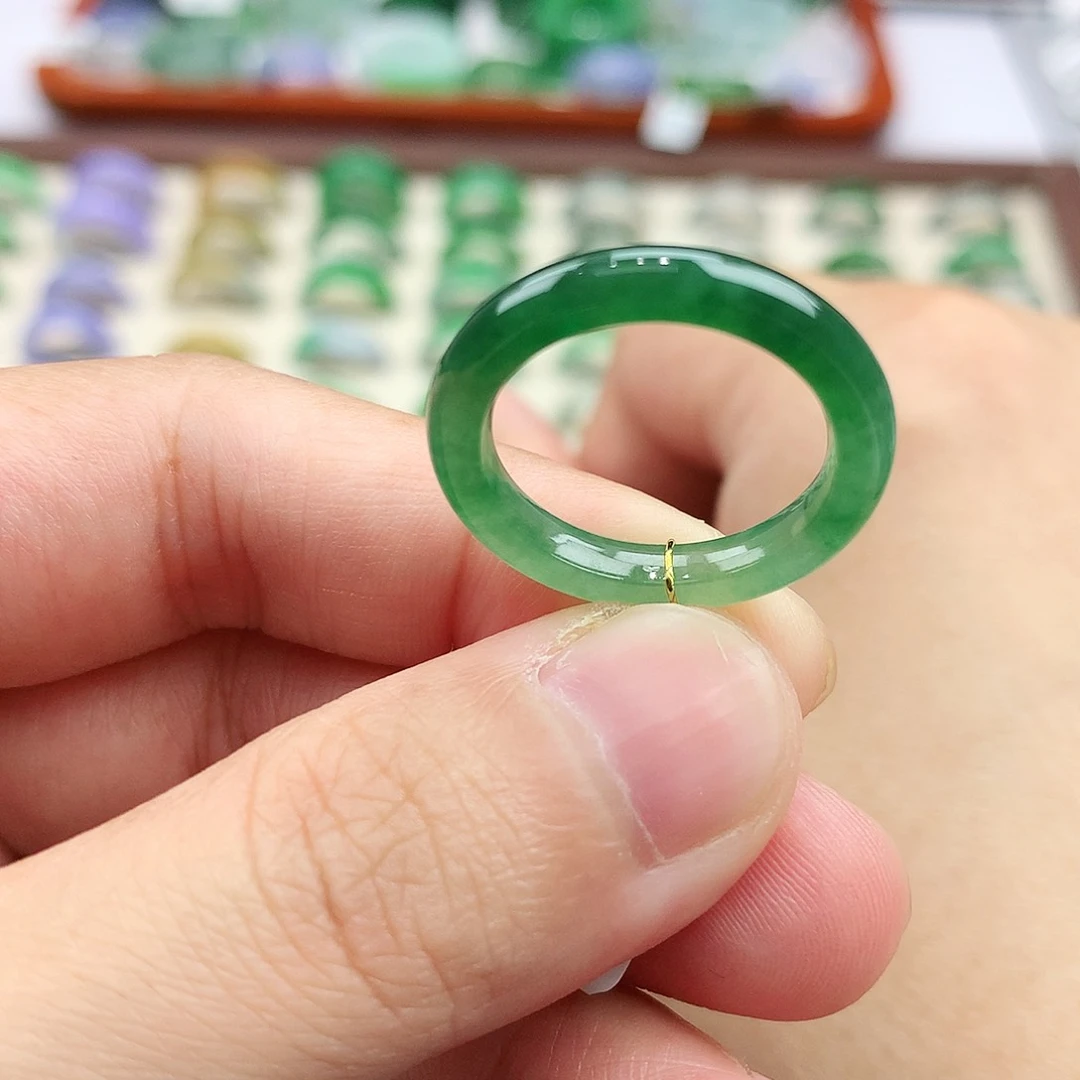 翡翠戒指未镶嵌15号