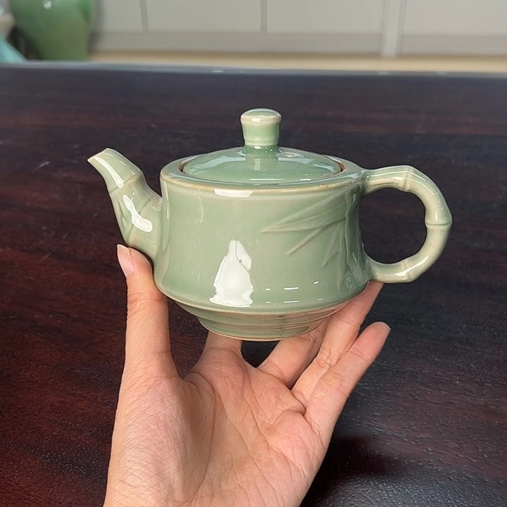 龙泉云间青瓷小米茶器