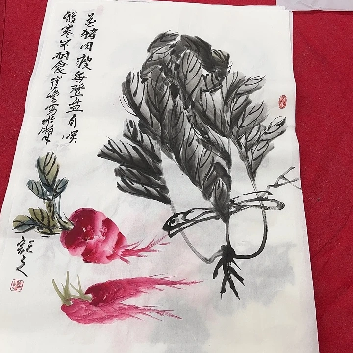国画花鸟的翅膀和翅膀是一样