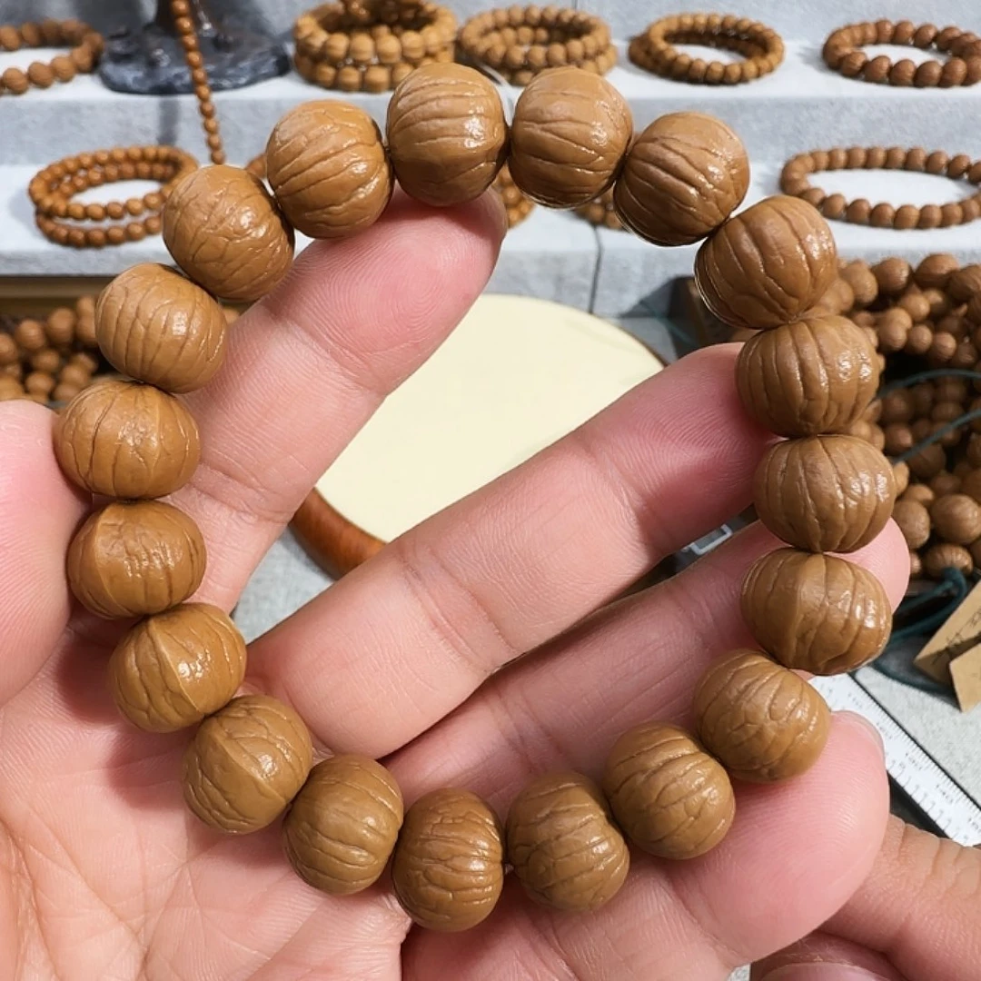 猴头核桃手串猴头手串原皮原色南瓜