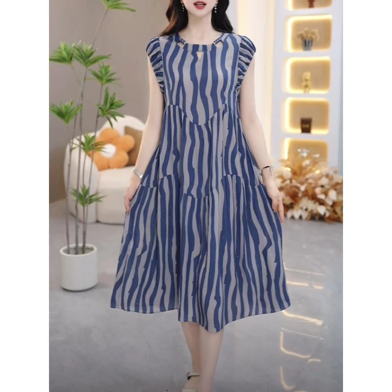 【连衣裙】SJYH2521夏季新款时尚优雅减龄显瘦气质连衣裙