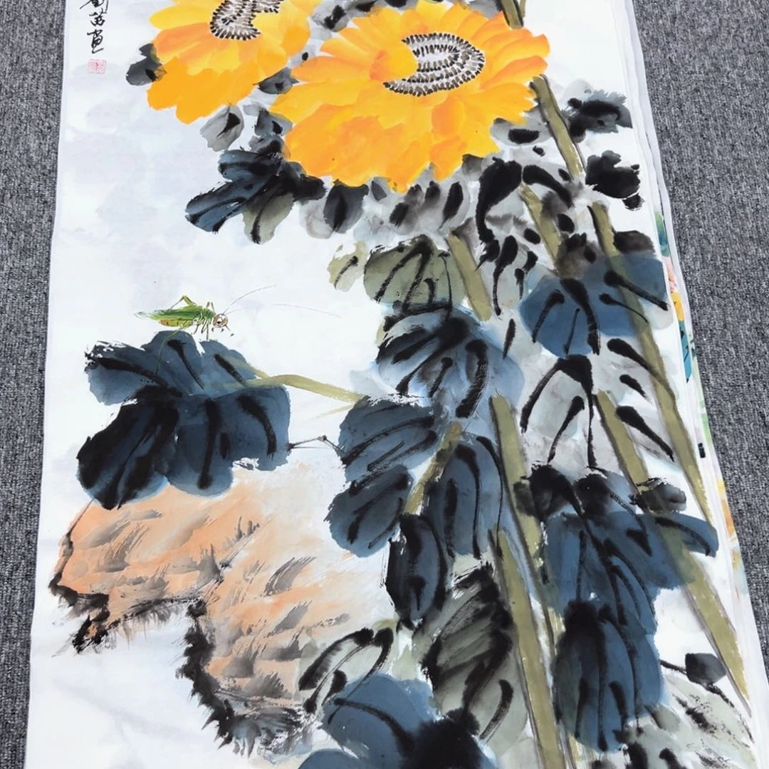 国画国画作品多次在国内外大展