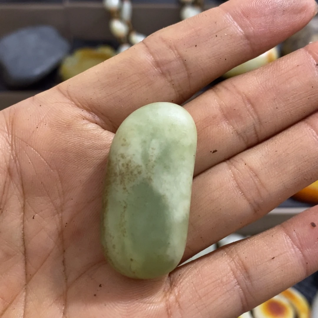 和田玉未镶嵌挂件42