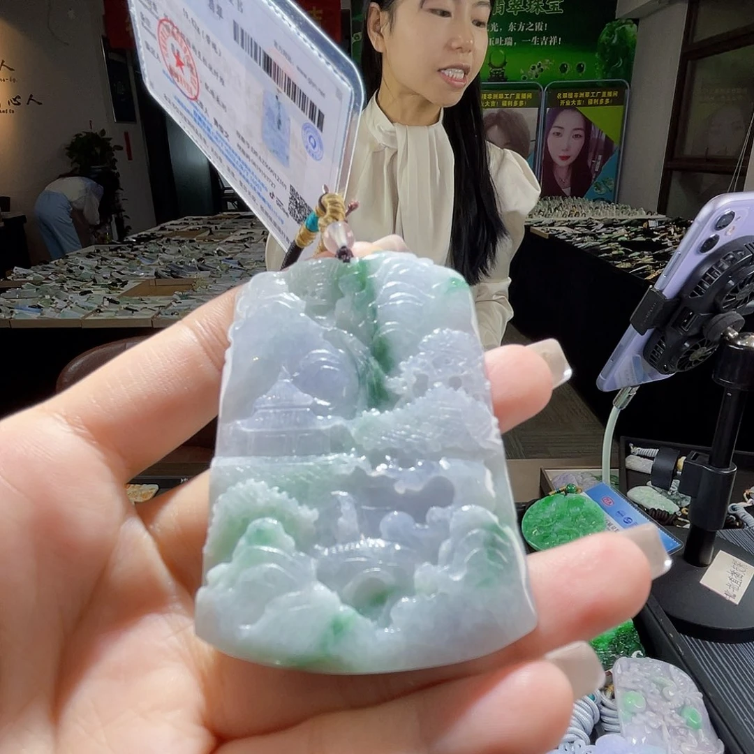 颈饰未镶嵌翡翠一