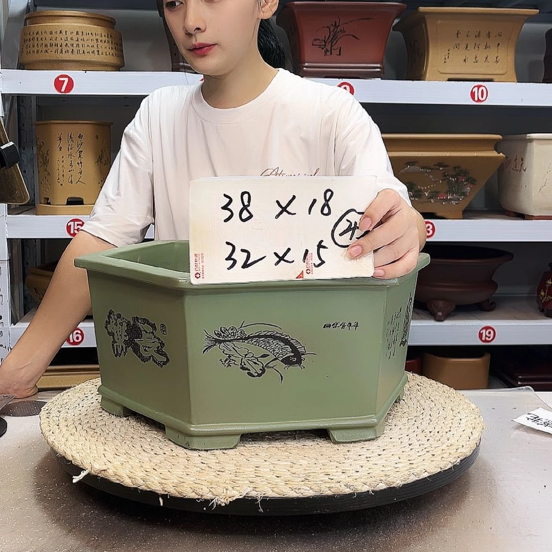 紫砂花盆紫砂花盆