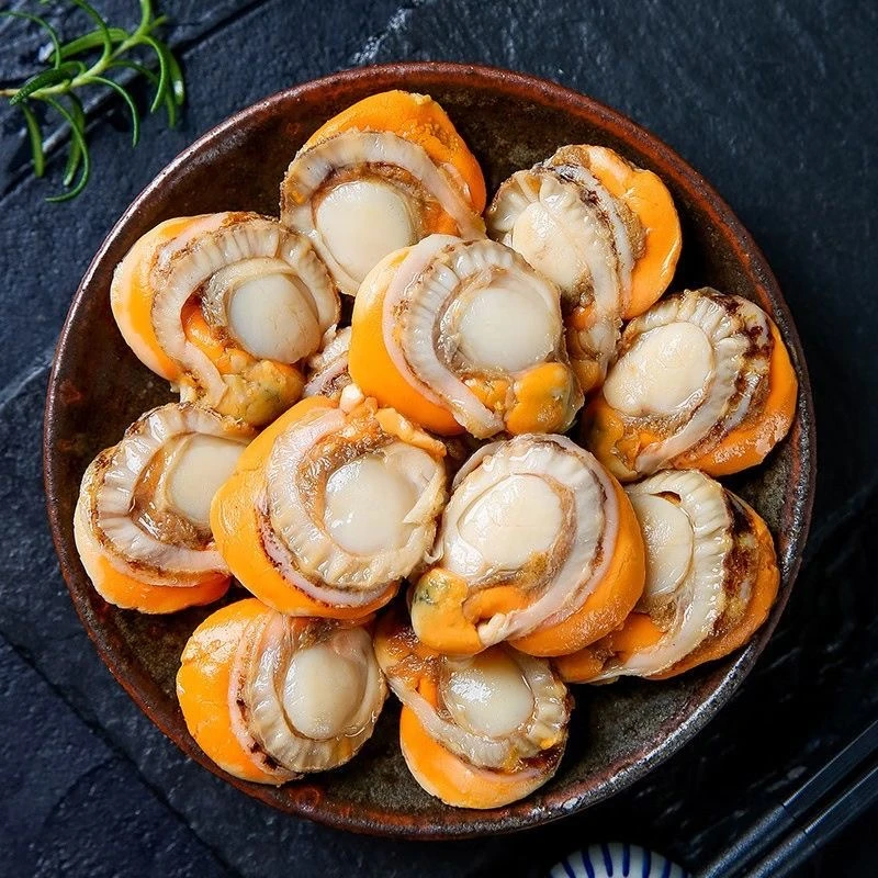 【】新鲜速冻扇贝肉500g/包 5斤鲜嫩可口