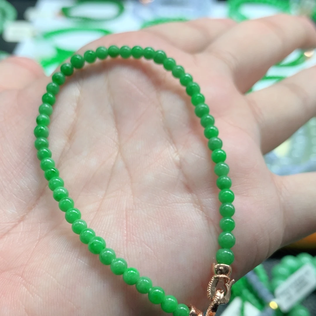 未镶嵌手链翡翠翡翠