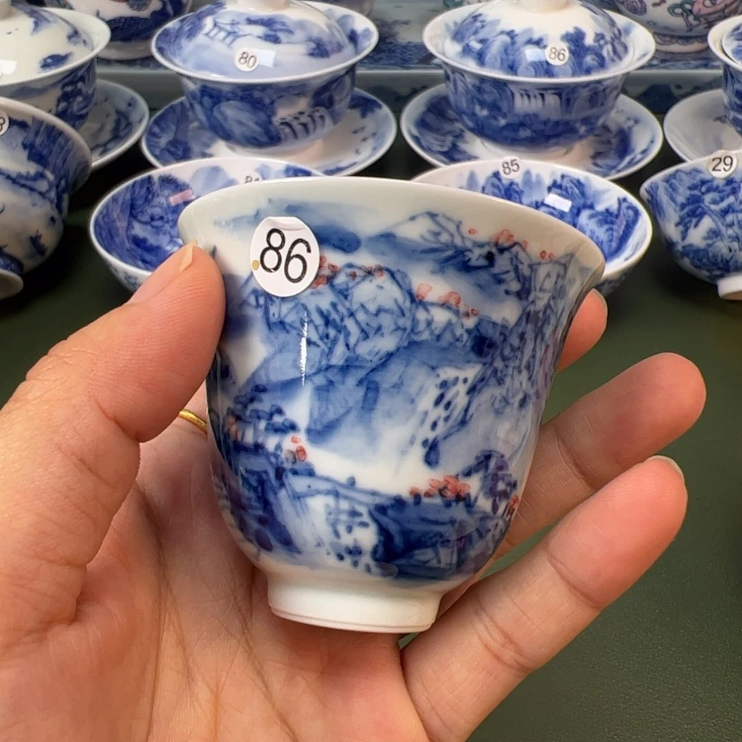 木木景德镇纯手工纯手绘茶具86