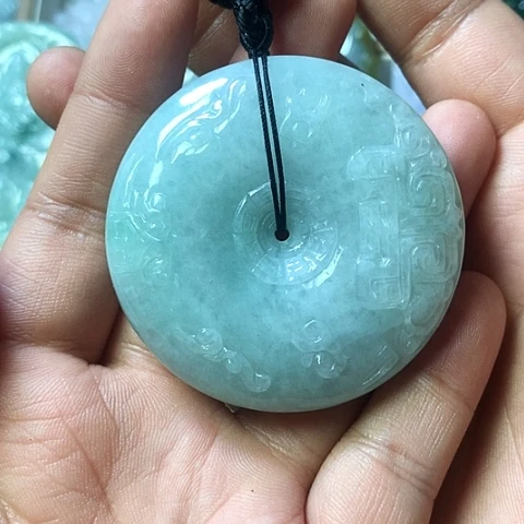 翡翠未镶嵌颈饰天然缅甸翡翠a货