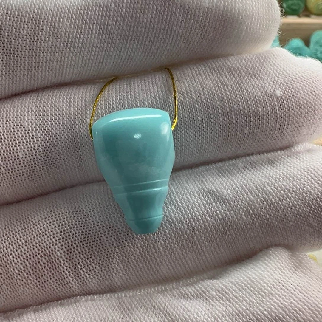 未镶嵌绿松石三通11mm