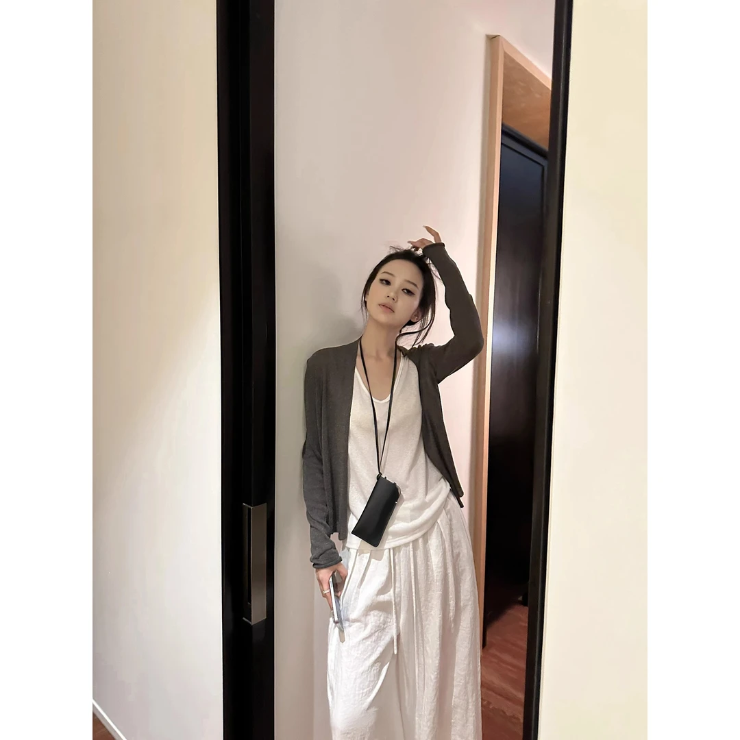 美爆了！巨喜欢这件！降温呼吸感夏日防晒针织薄款开衫夏季空调衫