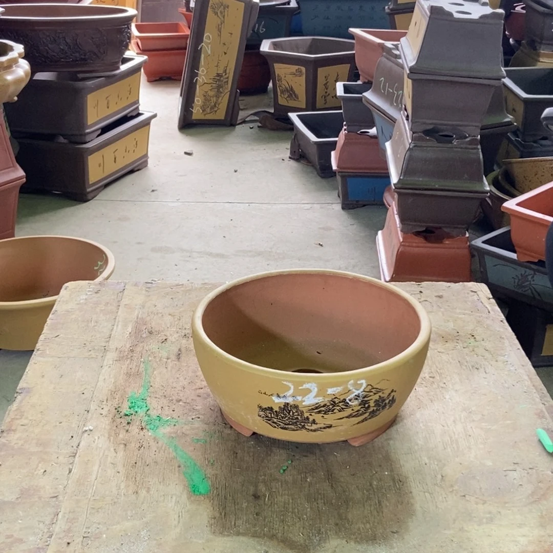 紫砂花盆紫砂紫砂