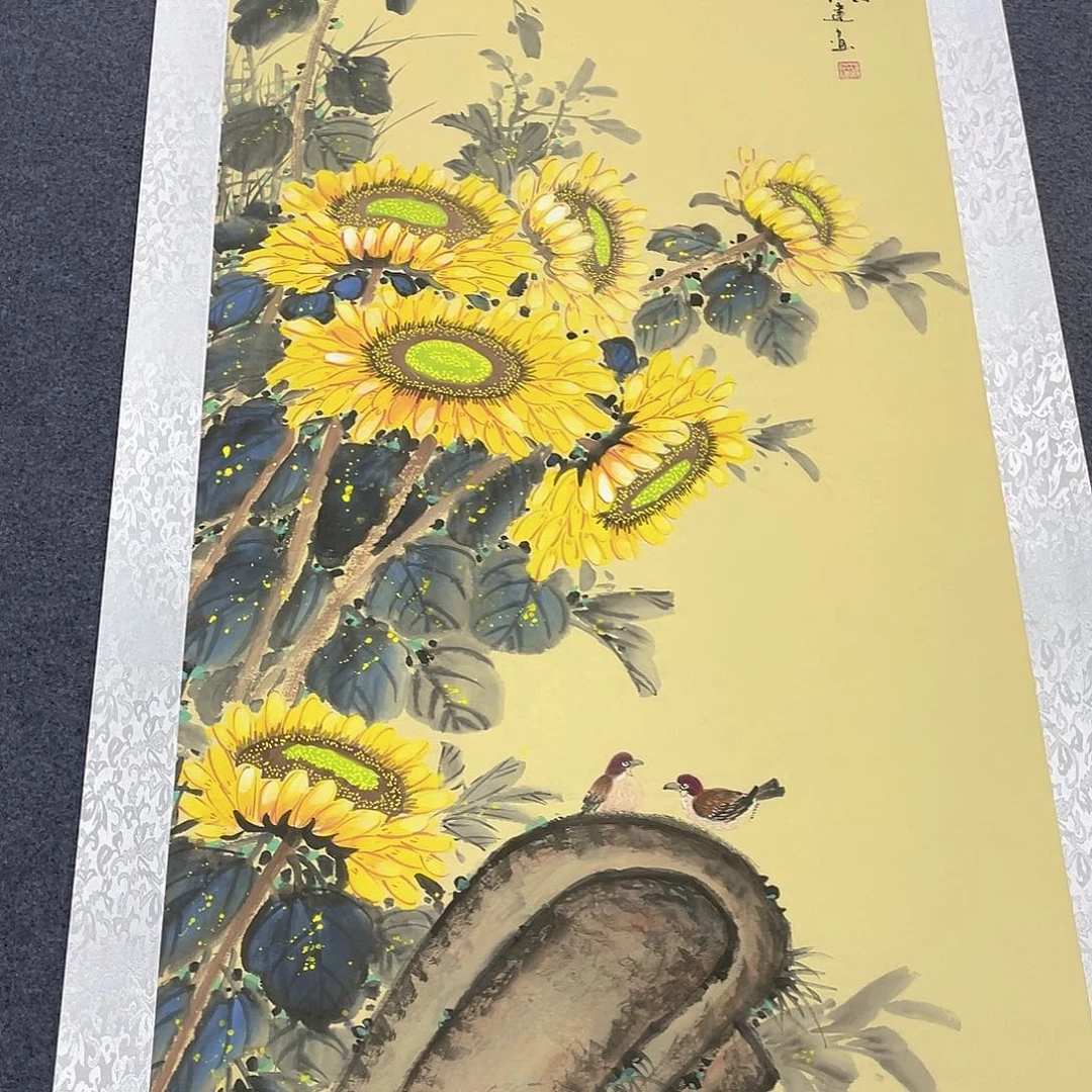 国画作品小姐姐放漏…