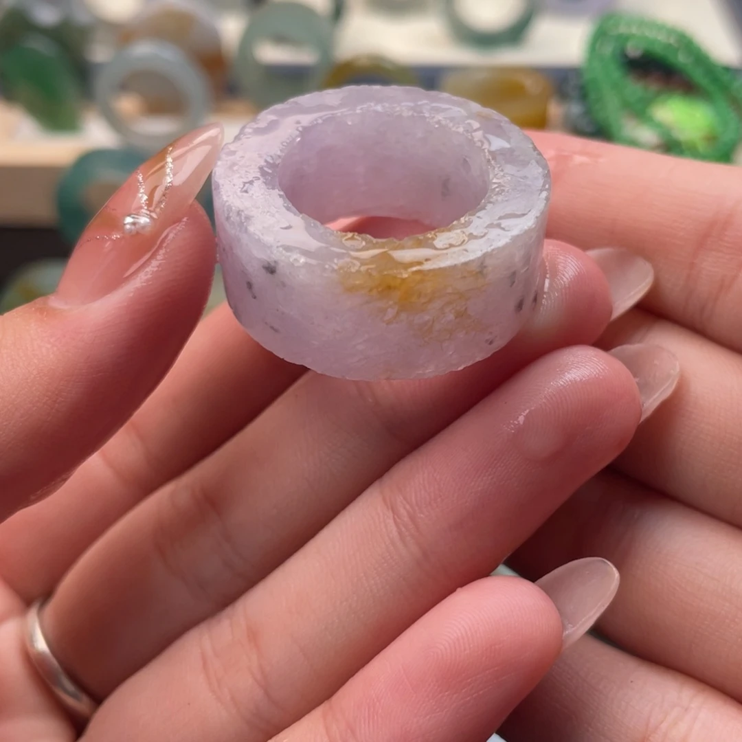 未镶嵌定制翡翠三彩