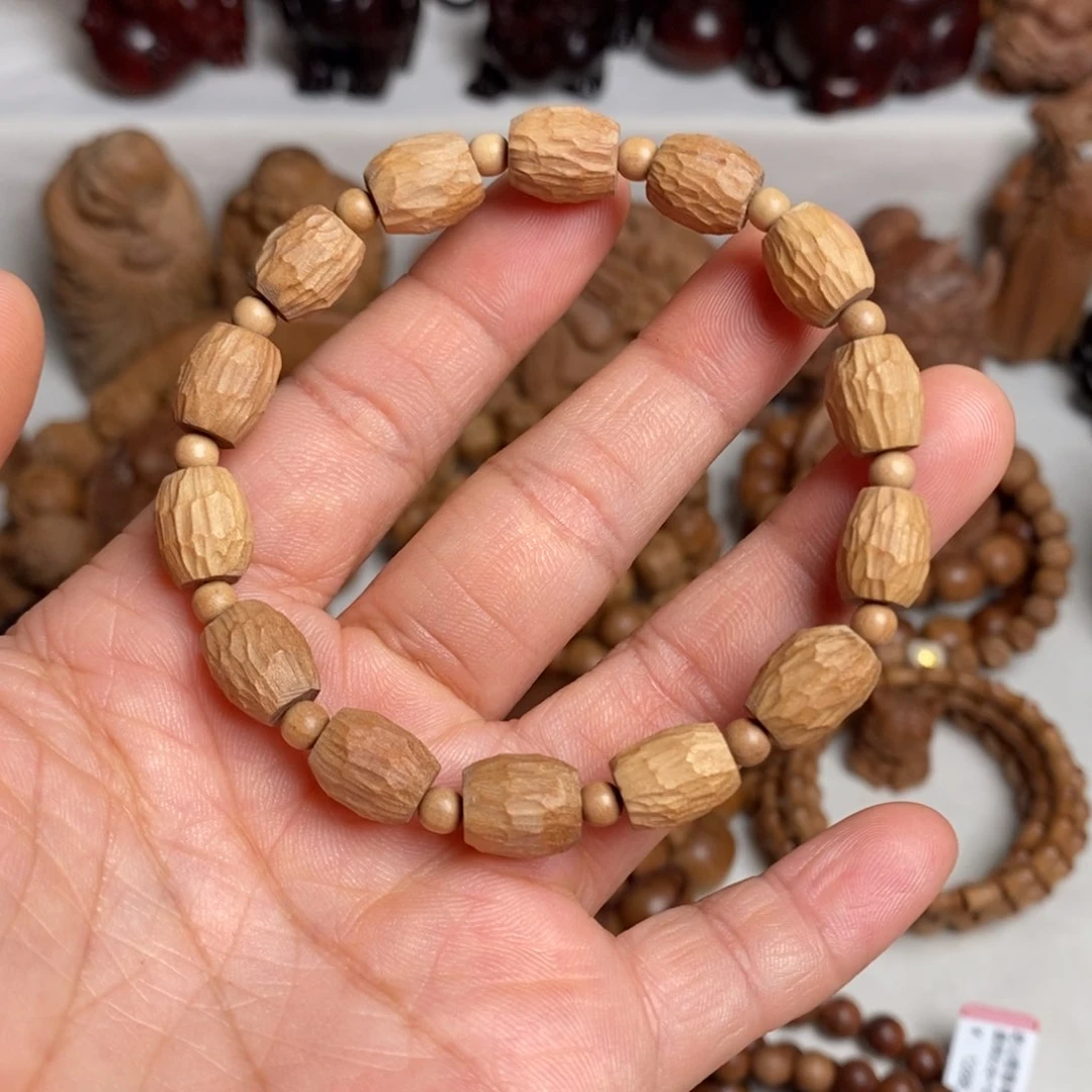 檀香木手串/手链心**念