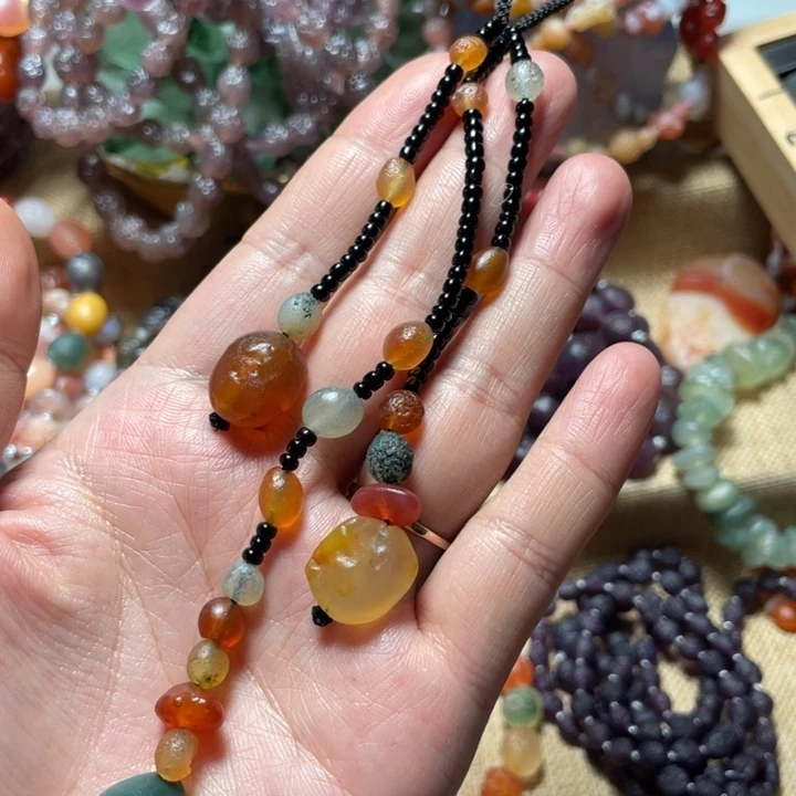 玛瑙/玉髓合金手链