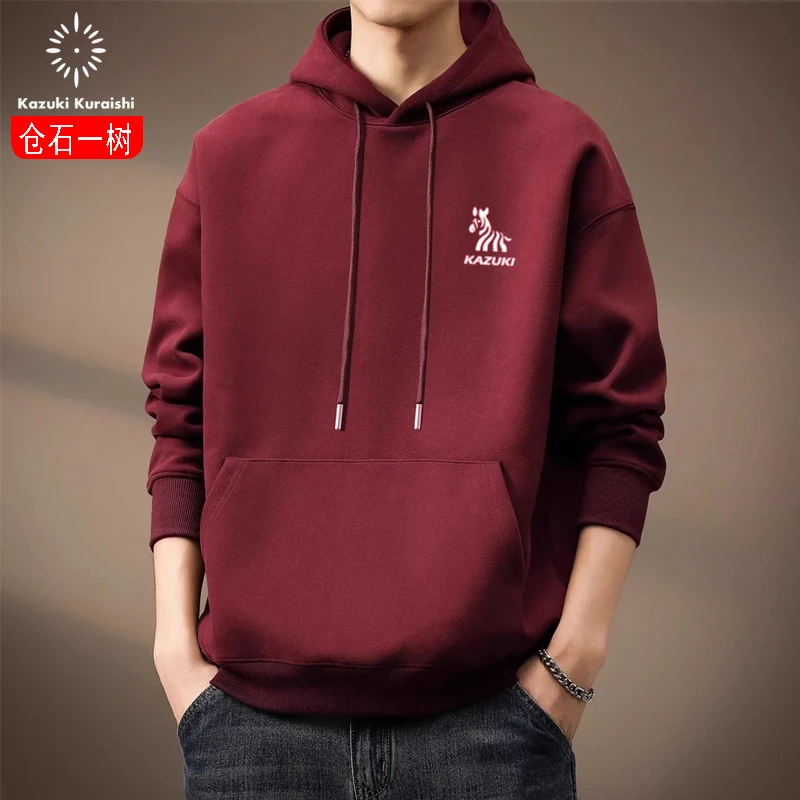 仓石一树潮流马年本命年卫衣男款2026秋冬新款加绒百搭休闲上衣服