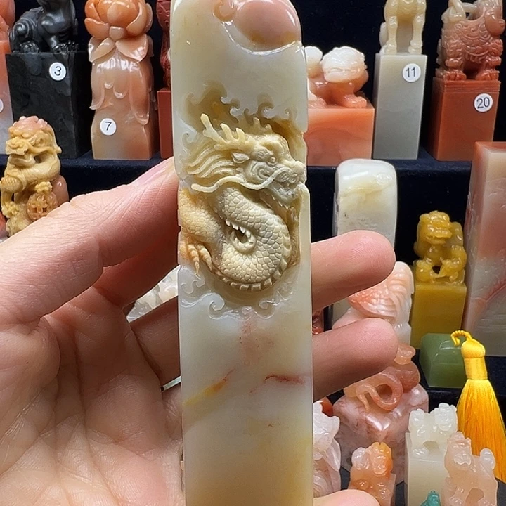 寿山石印石寿山石手工雕刻