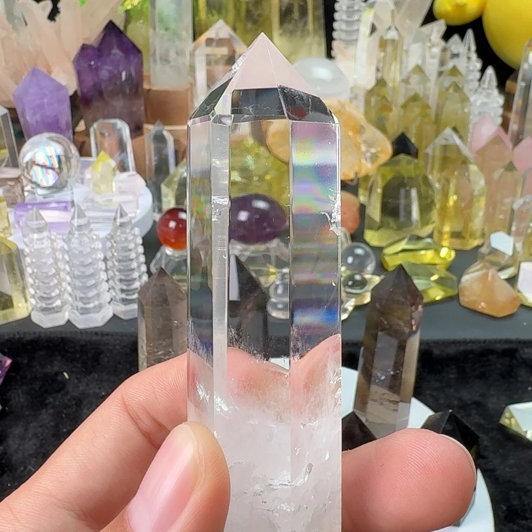 珠宝半成品水晶未镶嵌白水晶