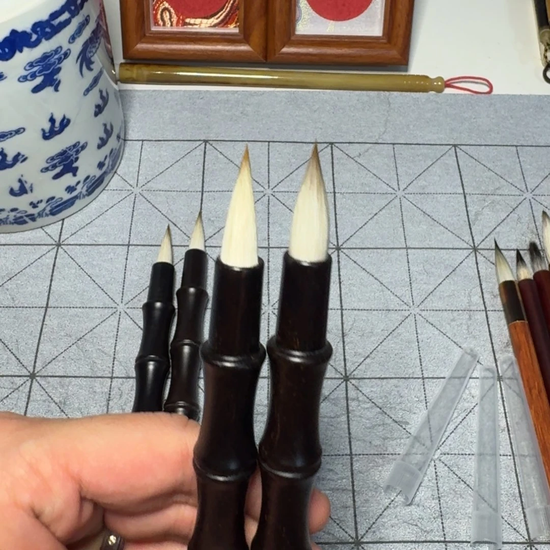 黑檀兼毫两支出锋2.5cm