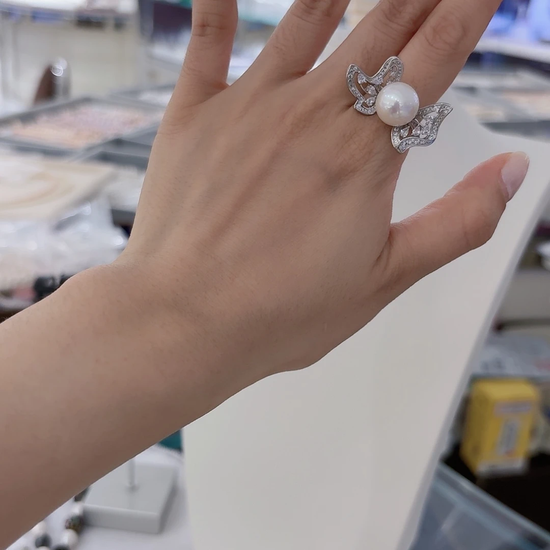 未镶嵌戒指淡水珍珠