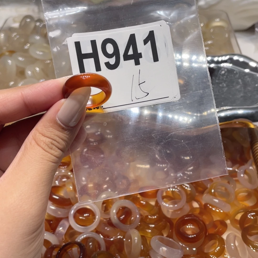 玛瑙/玉髓未镶嵌戒指941