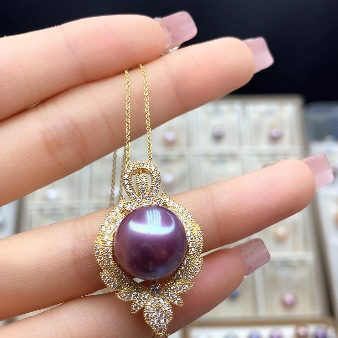 淡水珍珠颈饰合金